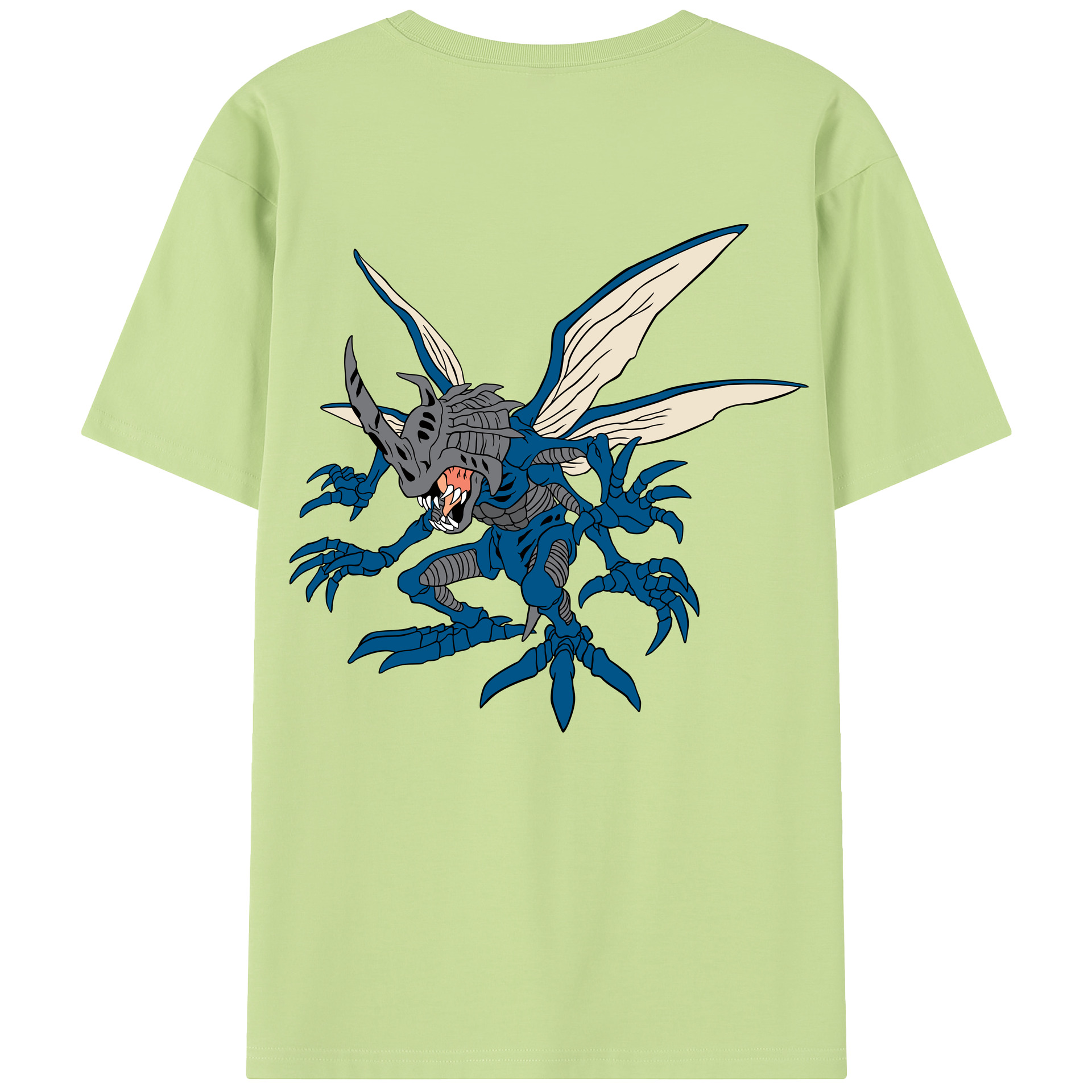 （画像用） Digimon デジタルモンスター/デジモン 綿100％半袖Tシャツ（背面プリント）